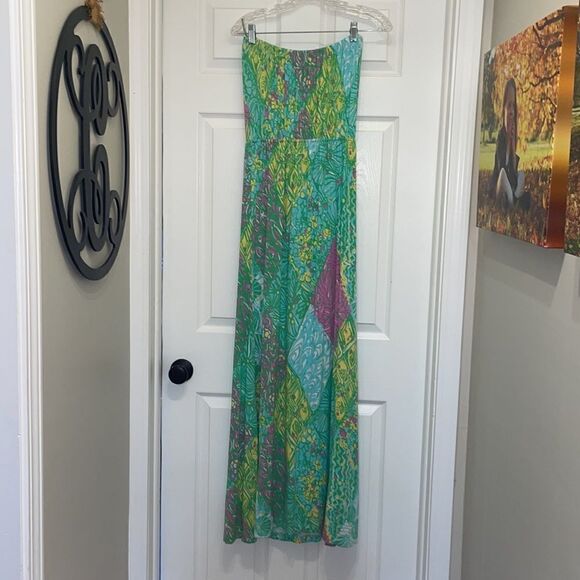 Lilly Pulitzer Marlisa Sun Dance Strapless Maxi Dress - Picture 7 of 7